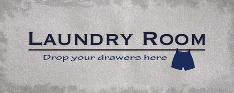 Laundry Room Drawers Black Ornate Wood Framed Art Print with Double Matting by Gibbons, Lauren