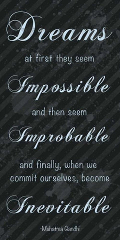 Blue Gandhi Black Ornate Wood Framed Art Print with Double Matting by Gibbons, Lauren