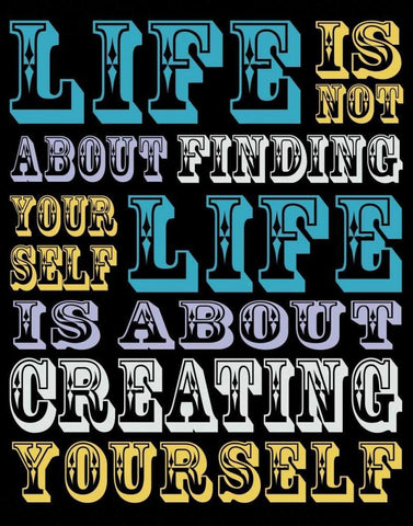 Creating Yourself Black Ornate Wood Framed Art Print with Double Matting by Gibbons, Lauren