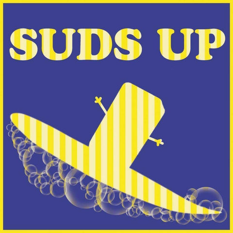 Suds Up Gold Ornate Wood Framed Art Print with Double Matting by Gibbons, Lauren