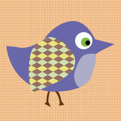 Harlow Bird White Modern Wood Framed Art Print by Gibbons, Lauren