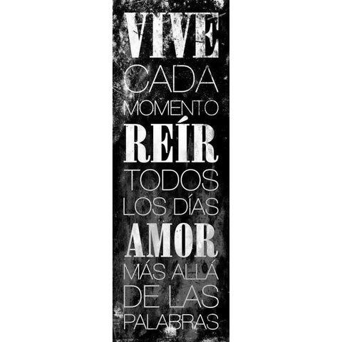 VIVE Black Modern Wood Framed Art Print by Grey, Jace