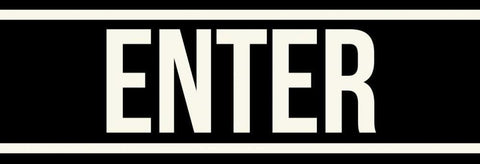 ENTER Black Ornate Wood Framed Art Print with Double Matting by Grey, Jace