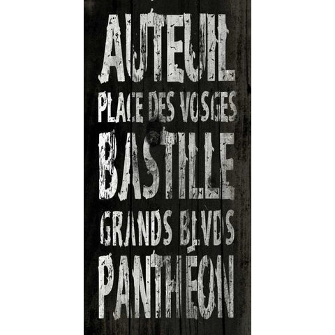 PARIS White Modern Wood Framed Art Print by Grey, Jace