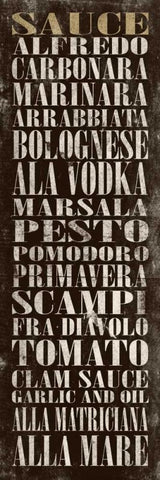 SAUCE Black Ornate Wood Framed Art Print with Double Matting by Grey, Jace