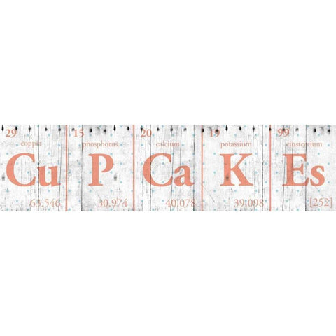 CuPCaKEs 3 Black Modern Wood Framed Art Print by Grey, Jace