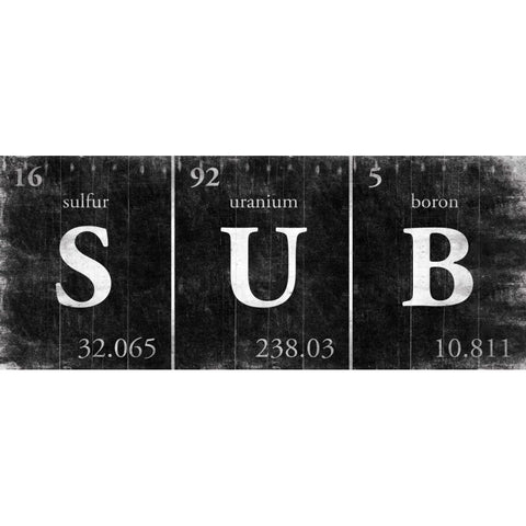 SUB Gold Ornate Wood Framed Art Print with Double Matting by Grey, Jace