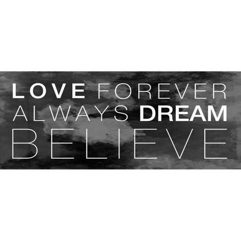 Love Forever Gold Ornate Wood Framed Art Print with Double Matting by Grey, Jace