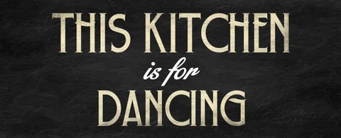 Kitchen White Modern Wood Framed Art Print with Double Matting by Grey, Jace