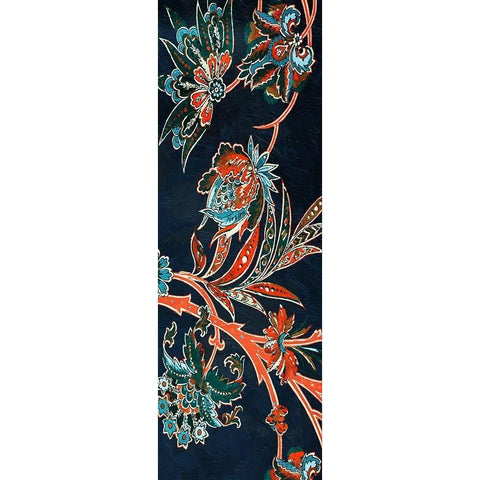 Vic Tropical Floral Mate Gold Ornate Wood Framed Art Print with Double Matting by Grey, Jace