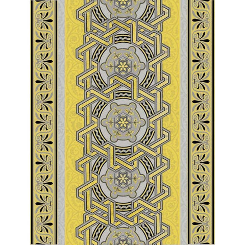 Patterns R3 Black Modern Wood Framed Art Print by Grey, Jace