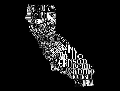 Cali 3 Black Ornate Wood Framed Art Print with Double Matting by Grey, Jace