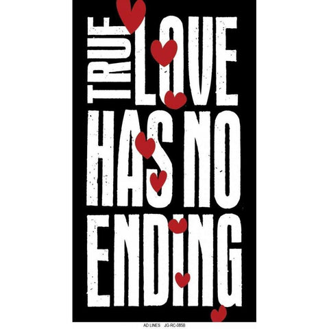 True Love White Modern Wood Framed Art Print by Grey, Jace