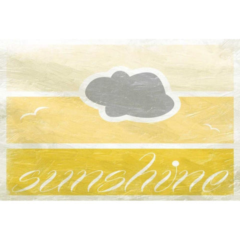 Sunshine Stag Black Modern Wood Framed Art Print with Double Matting by Grey, Jace