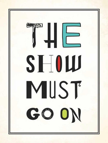 The show White Modern Wood Framed Art Print with Double Matting by Grey, Jace