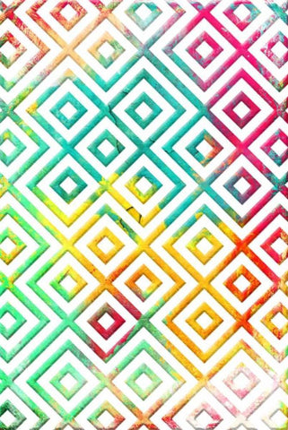 Bright cosmic pattern Black Ornate Wood Framed Art Print with Double Matting by Grey, Jace