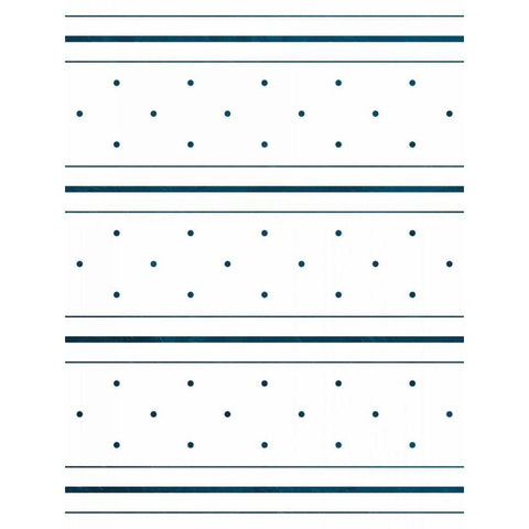 Blue Lines and dots Black Modern Wood Framed Art Print by Grey, Jace