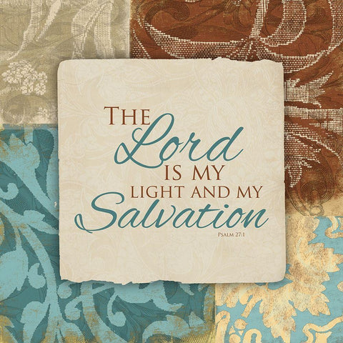 Lord Salvation Gold Ornate Wood Framed Art Print with Double Matting by Grey, Jace
