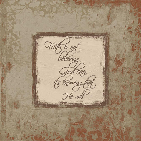 Faith Fall Gold Ornate Wood Framed Art Print with Double Matting by Grey, Jace