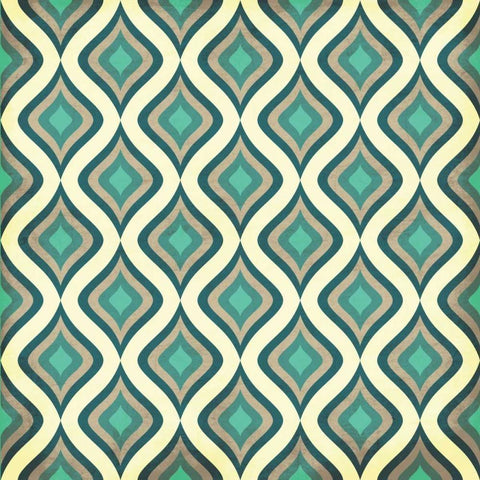 Pattern 1 Gold Ornate Wood Framed Art Print with Double Matting by Grey, Jace