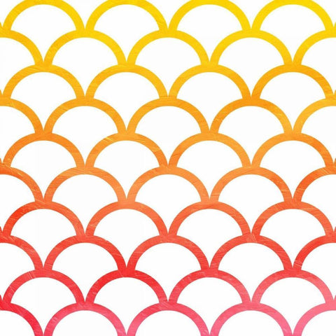 Bright Hills White Modern Wood Framed Art Print with Double Matting by Grey, Jace
