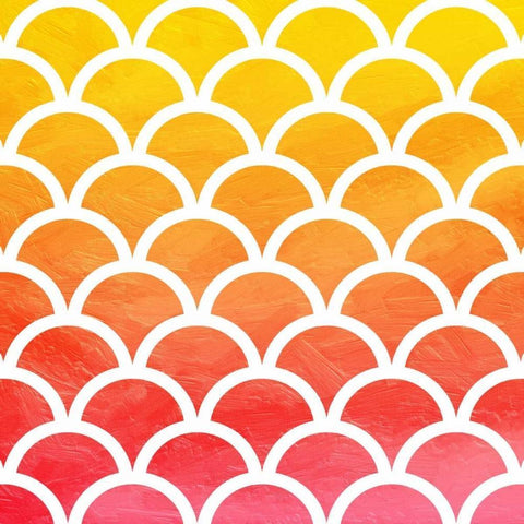 Bright hills reversed White Modern Wood Framed Art Print with Double Matting by Grey, Jace