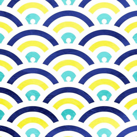 Smooth signals White Modern Wood Framed Art Print by Grey, Jace