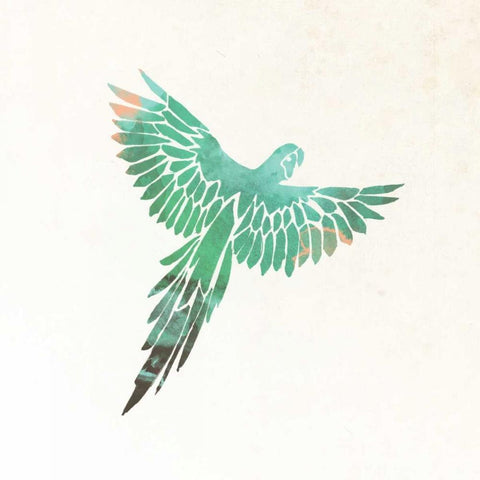 Fly High White Modern Wood Framed Art Print by Grey, Jace