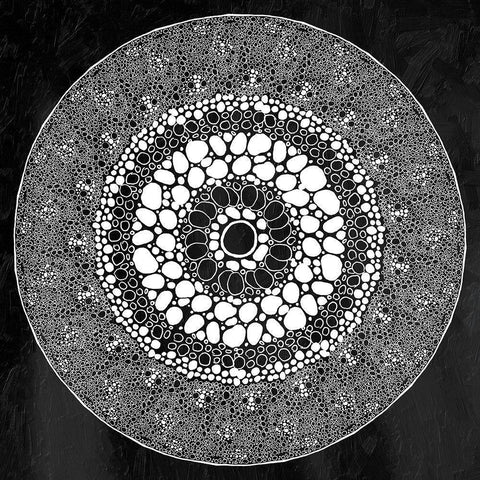 One Cell Gold Ornate Wood Framed Art Print with Double Matting by Grey, Jace