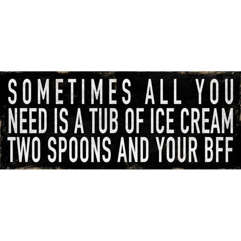 BFF 2 Gold Ornate Wood Framed Art Print with Double Matting by Grey, Jace