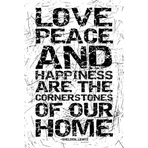 Cornerstones Black Modern Wood Framed Art Print by Grey, Jace