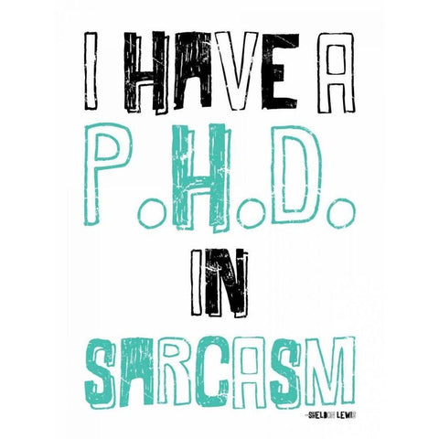 Sarcasm Gold Ornate Wood Framed Art Print with Double Matting by Grey, Jace