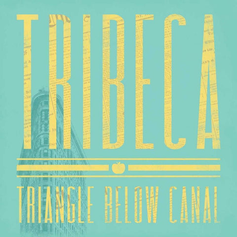 Tribeca in Spring White Modern Wood Framed Art Print with Double Matting by Grey, Jace