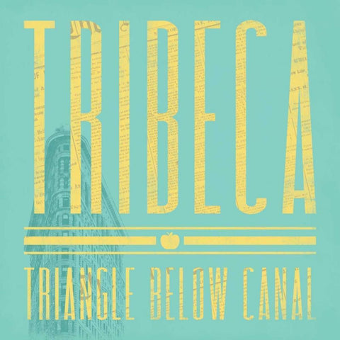 Tribeca in Spring Gold Ornate Wood Framed Art Print with Double Matting by Grey, Jace