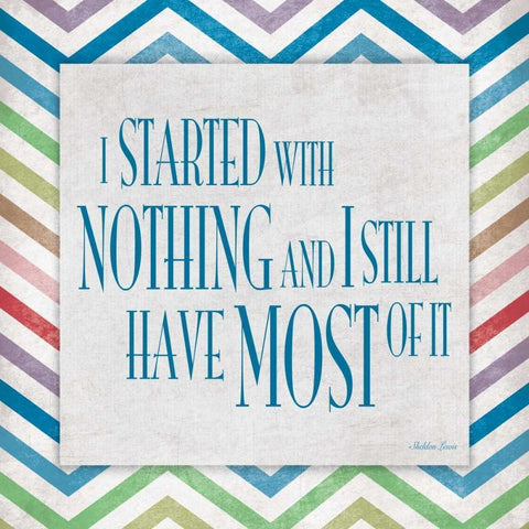 Nothing Black Modern Wood Framed Art Print by Grey, Jace