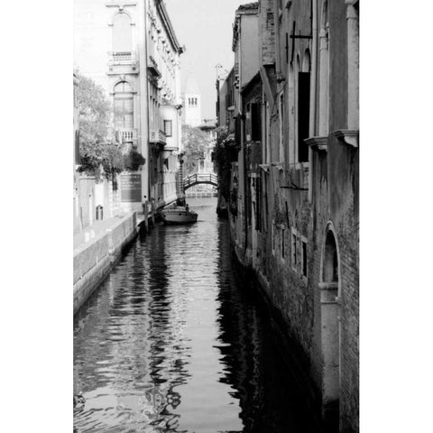 Cinque calli di Venezia 3 White Modern Wood Framed Art Print by Grey, Jace