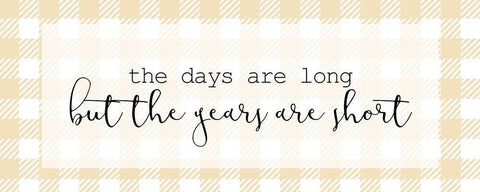 The Days and Years Black Ornate Wood Framed Art Print with Double Matting by Kimberly, Allen