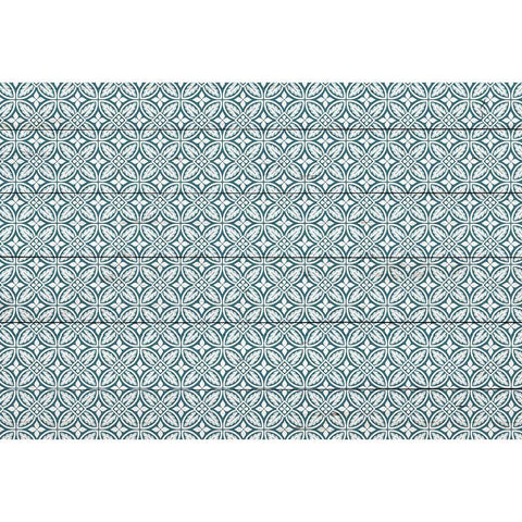 Sanda Pattern 2 Black Modern Wood Framed Art Print with Double Matting by Kimberly, Allen