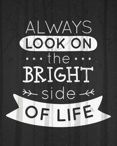 Always Look White Modern Wood Framed Art Print with Double Matting by Allen, Kimberly