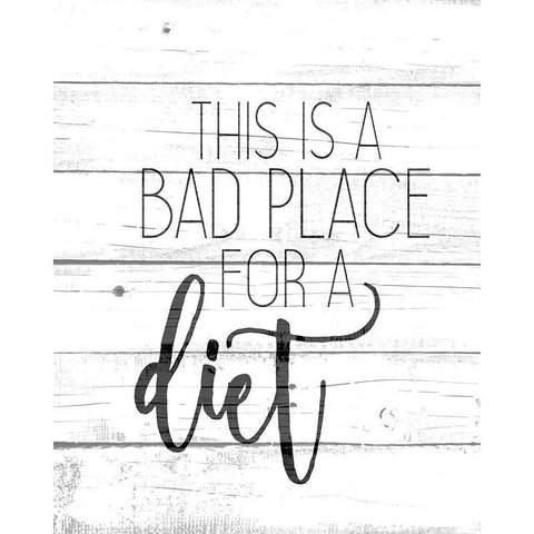 Diet Gold Ornate Wood Framed Art Print with Double Matting by Kimberly, Allen