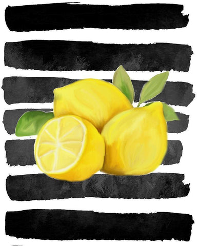 Fresh 1 Black Ornate Wood Framed Art Print with Double Matting by Allen, Kimberly