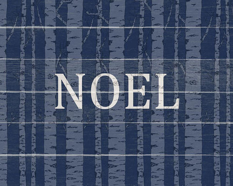 Noel Aspens Christmas Black Ornate Wood Framed Art Print with Double Matting by Allen, Kimberly