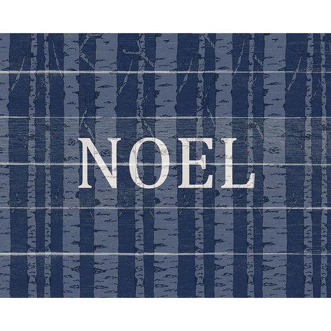Noel Aspens Christmas Black Modern Wood Framed Art Print by Allen, Kimberly