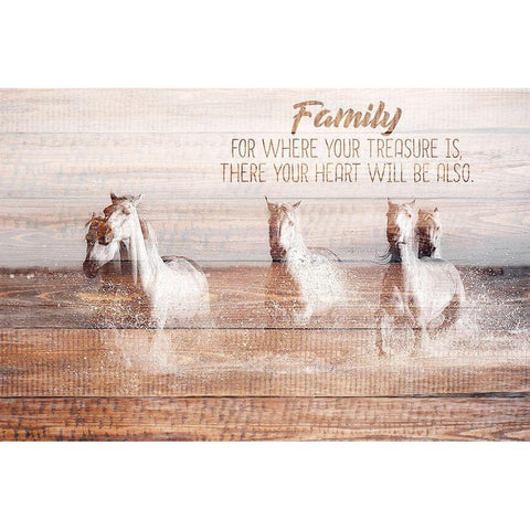 Your Heart Black Modern Wood Framed Art Print with Double Matting by Allen, Kimberly