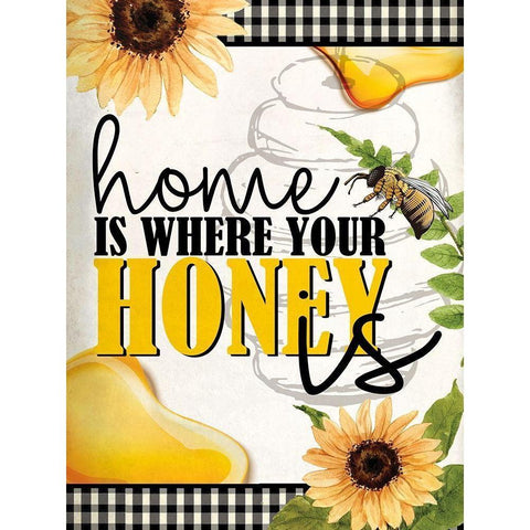 Bee Keeper 6 White Modern Wood Framed Art Print by Allen, Kimberly