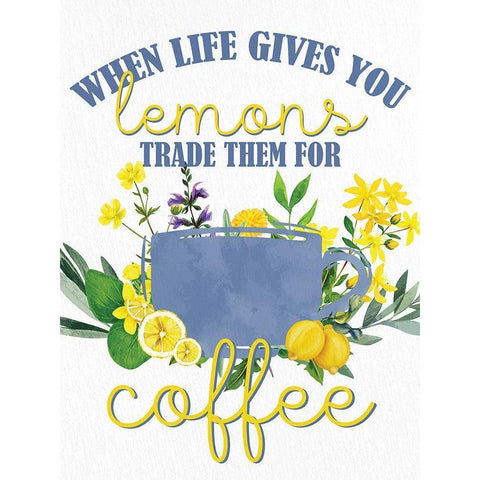 Lemon Tile 10 Gold Ornate Wood Framed Art Print with Double Matting by Allen, Kimberly