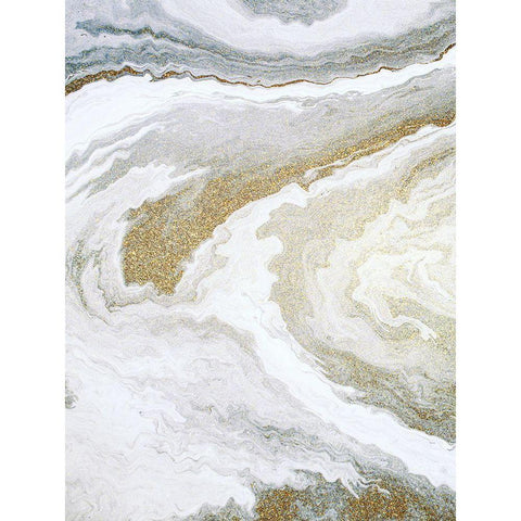 Clouds of Gold 1 Gold Ornate Wood Framed Art Print with Double Matting by Allen, Kimberly