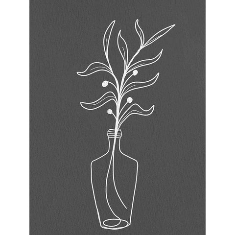 Modern Vase 1 Gold Ornate Wood Framed Art Print with Double Matting by Allen, Kimberly