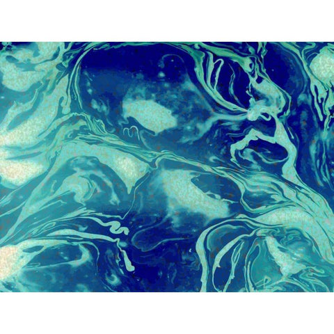 Cosmic Black Modern Wood Framed Art Print by Allen, Kimberly