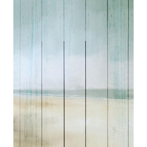 A Day at the Beach White Modern Wood Framed Art Print by Kimberly, Allen